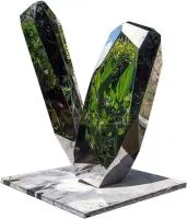 Камни полированная сталь арт-объект (517631) поставка  в Абакане