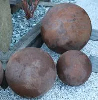 Шары кортен уличный декор (518951) ∅ 600 500 300  мм. Абакан 