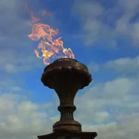 Газовая горелка апс (газ-контроль) (1629) сертификат - автомат вечный огонь ø 154 мм. ветроустойчивая в Абакане