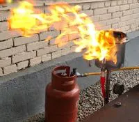 Газовая горелка электро розжиг (514267) монтаж вечный огонь ø 154 мм. ветроустойчивая в Абакане