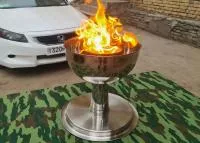 Чаша торжественного огня афины (51756458) производство для ø 360 мм. ветроустойчивая в Абакане