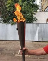 Газовый факел газпром (513908) сертификат факелы ø 135 мм. ветроустойчивая  в Абакане
